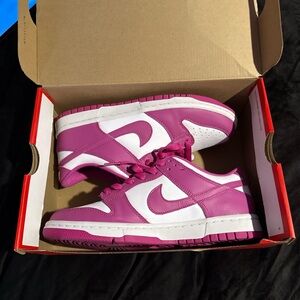 Nike Pink and White Sneakers
